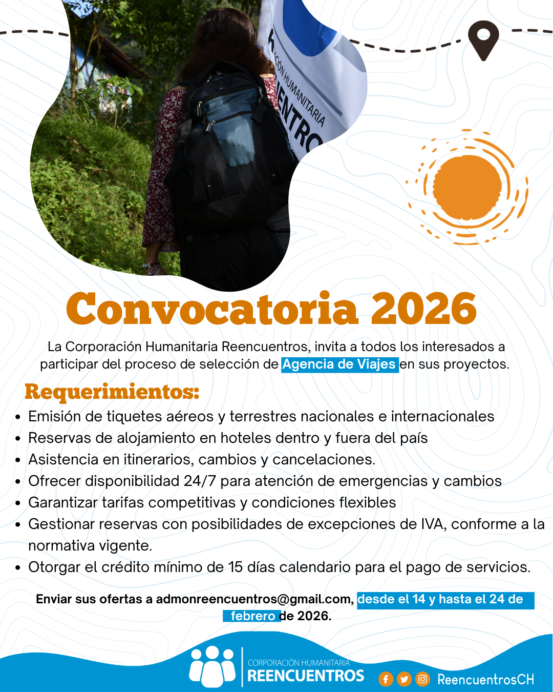 Convocatoria para Agencia de Viajes 2026